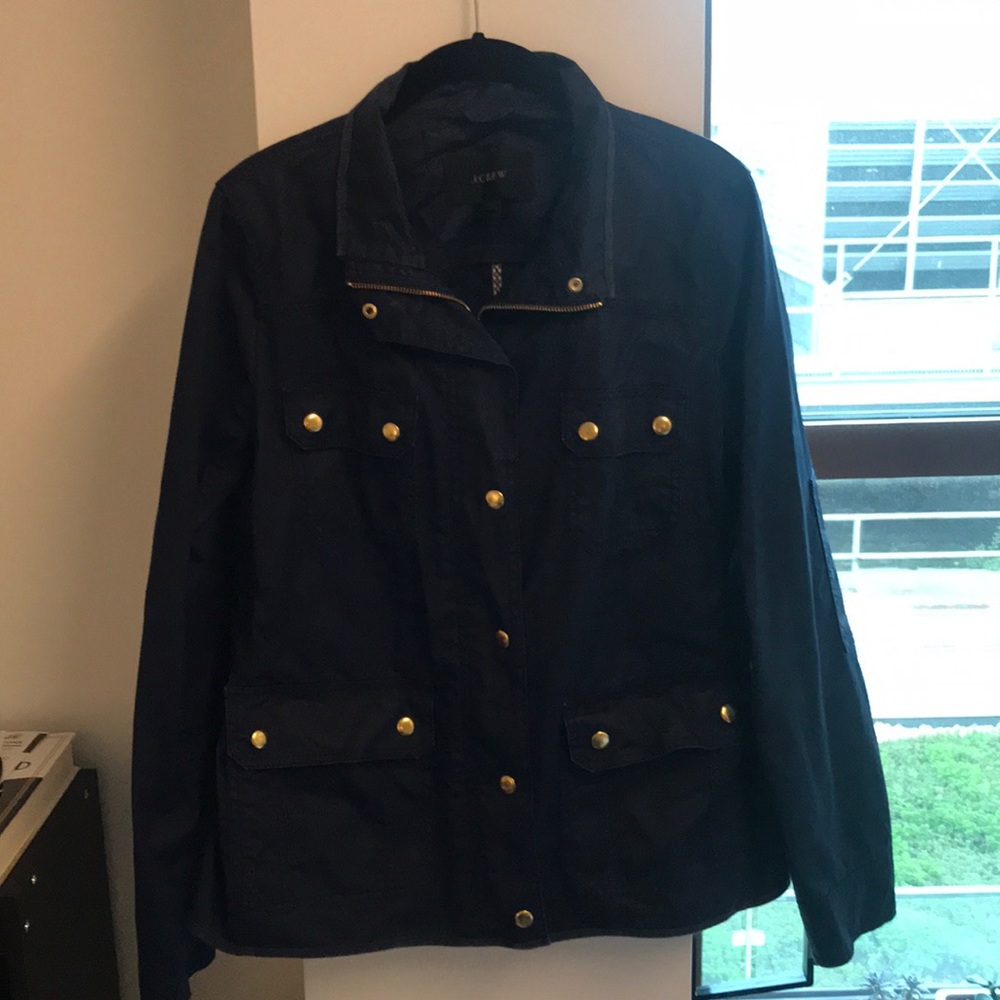 J Crew Navy Field Jacket